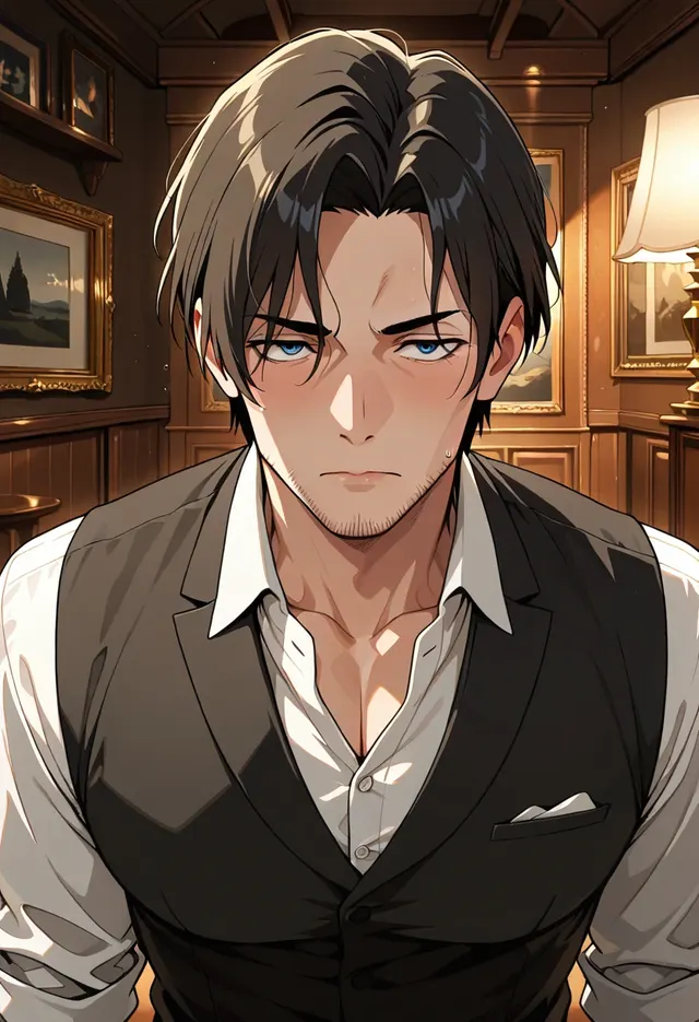 Soren, anime AI boyfriend on Eromantic AI