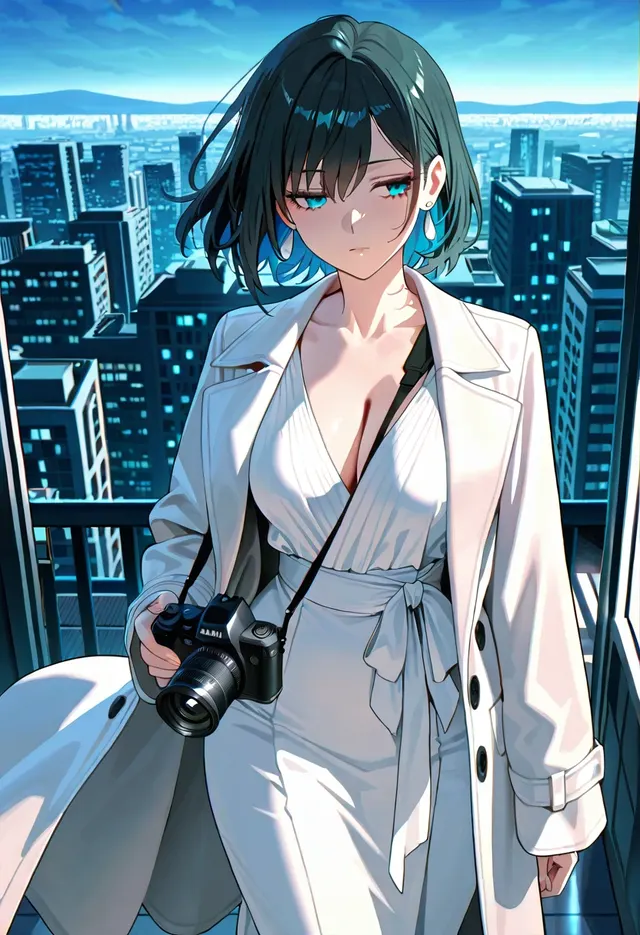 Noor, anime AI girlfriend on Eromantic AI
