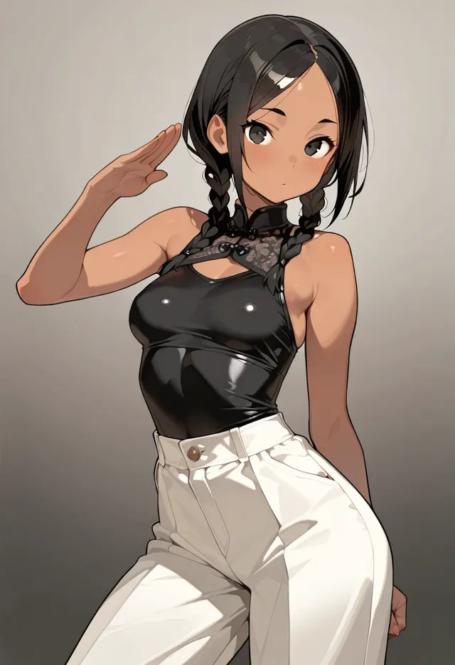 Nia, anime AI girlfriend on Eromantic AI